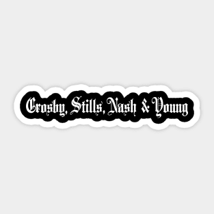 Crosby Stills Nash Young Sticker